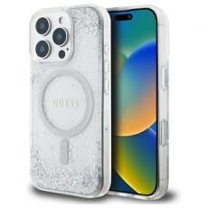 Guess - Guess iPhone 16 Pro Mobilskal MagSafe Resin Gradient Glitter