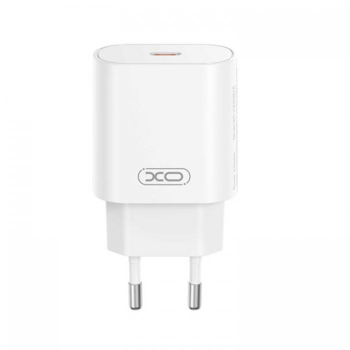 XO - XO Snabbladdare 25W USB-C med Kabel CE25 PD - Vit