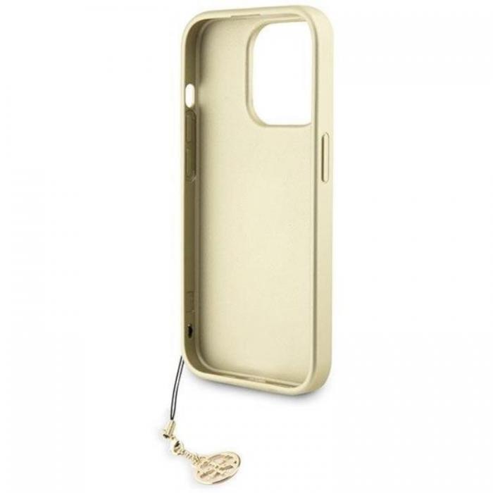 Guess - Guess iPhone 15 Pro Mobilskal Charms Collection - Brun