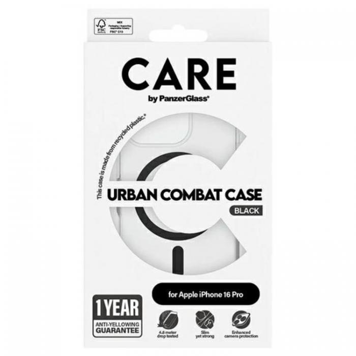 PanzerGlass - CARE By PanzerGlass iPhone 16 Pro Mobilskal MagSafe - Svart