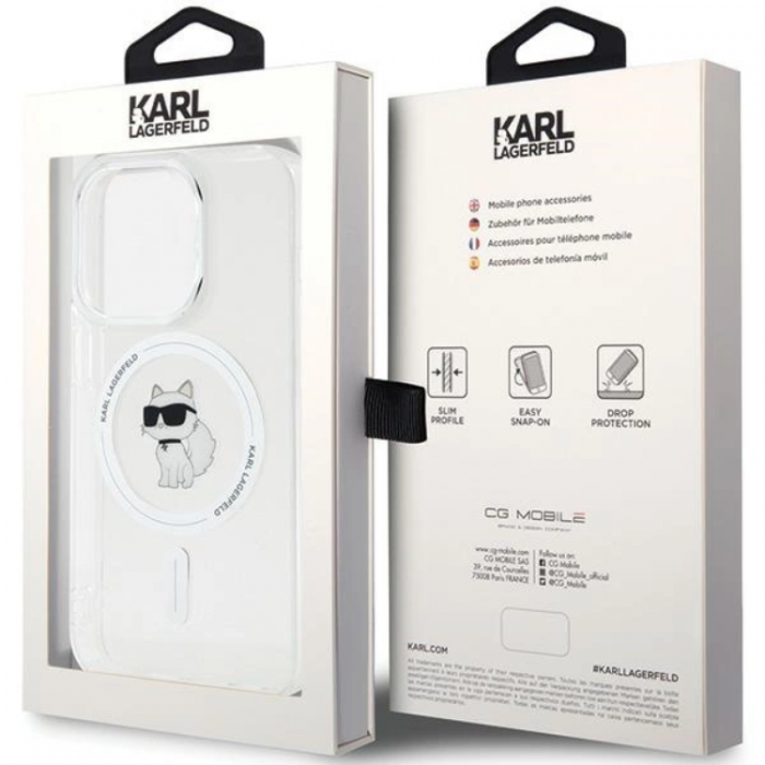 KARL LAGERFELD - Karl Lagerfeld iPhone 14 Pro Max Mobilskal MagSafe IML