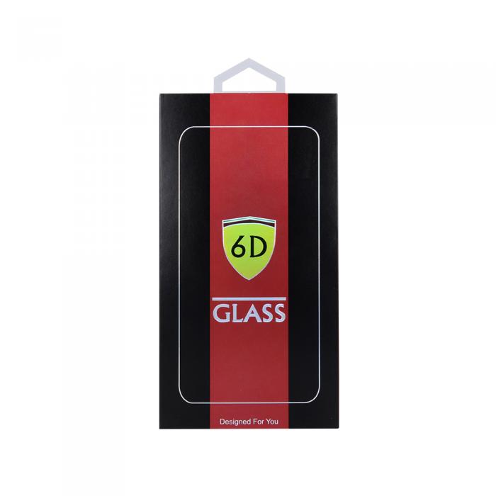 TelForceOne - 6D Hrdat Glas Skrmskydd iPhone 12/12 Pro Svart Kant