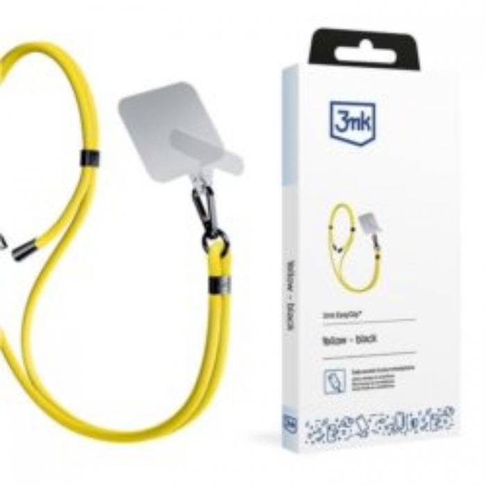 3MK - 3mk Mobil Lanyard Easyclip - Gul