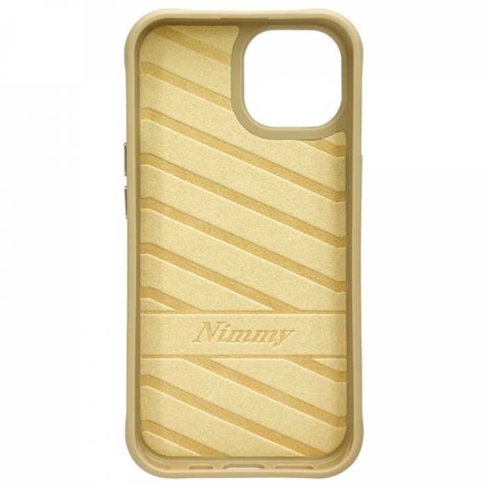 NIMMY - Nimmy iPhone 15 Mobilskal Cool & Cute 2.0 Cat - Khaki