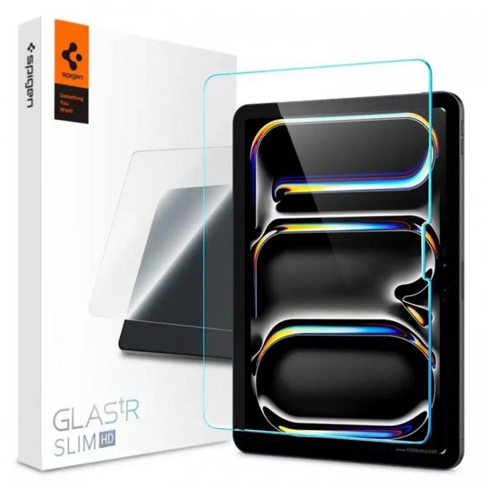 Spigen - Spigen iPad Pro 11 (2024) Hrdat Glas Skrmskydd GLAS.TR Slim