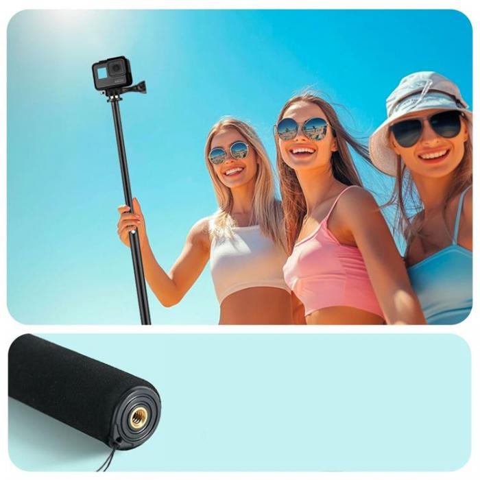 Tech-Protect - Tech-Protect Monopad/Selfie Stick GoPro/DJI - Svart