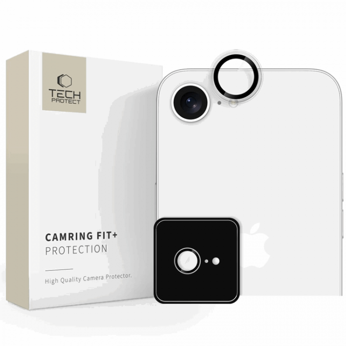 Spigen - Tech-Protect iPhone 16e Kameralinsskydd Hrdat Glas