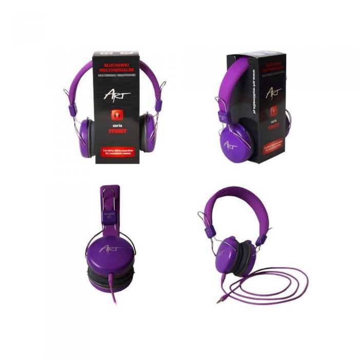 Art - Multimedia headphones AP-60C Lila