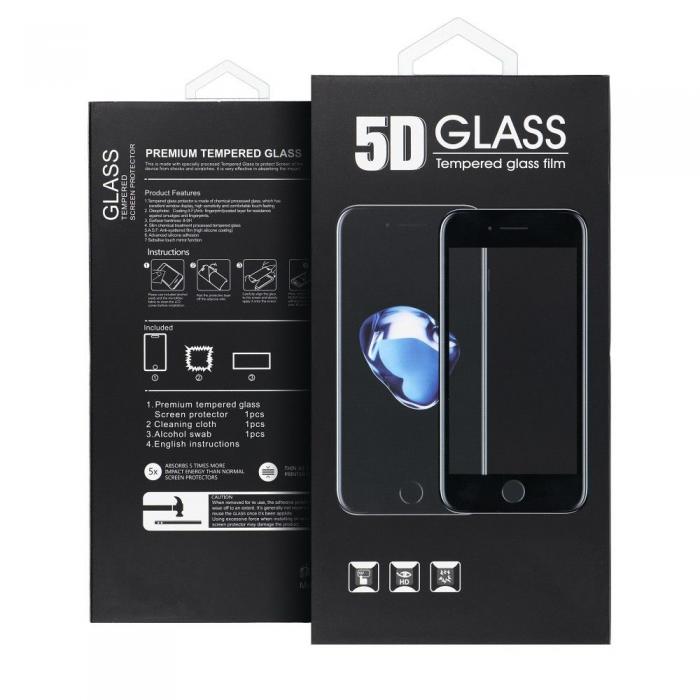 OEM - iPhone 13 Pro Max Skrmskydd av Hrdat Glas Full Glue - Svart