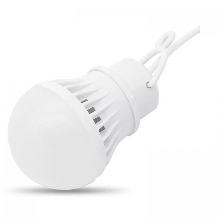 OEM - LED-lampa till USB vitt ljus 3W kabel lng 1m 200lm