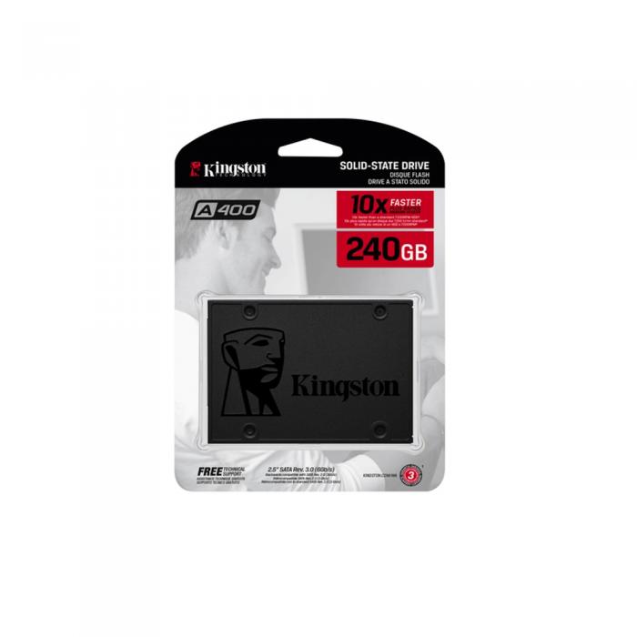 Kingston - Kingston A400 SSD 240GB SATA III 2,5