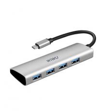 WIWU - WiWU HUB Alpha A440 Pro USB C do 4x USB3.0