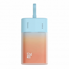 BASEUS - Baseus Powerbank 5200mAh Popsicle 20W - Blå/Orange