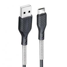 Forcell - Forcell Carbon USB Till Micro USB Kabel 1m - Svart