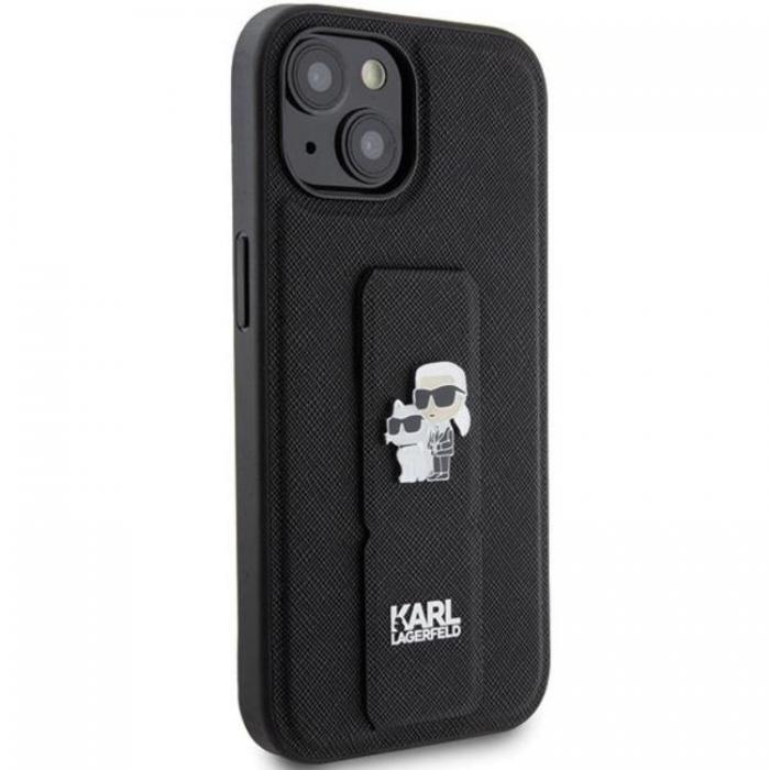 KARL LAGERFELD - Karl Lagerfeld iPhone 15 Mobilskal Gripstand Karl&Choupette