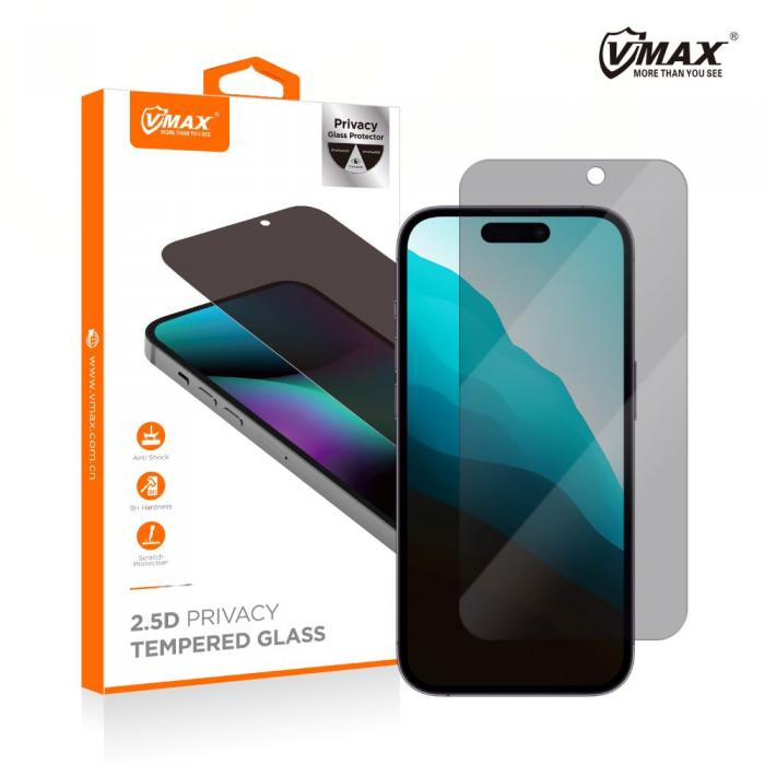 VMAX - iPhone 13 Pro Max Vmax Skyddsglas 2,5D Privacy Skrmskydd