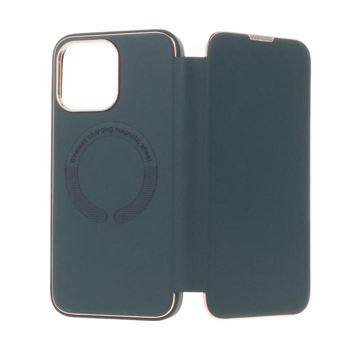 OEM - iPhone 14 Plus Mrkgrn Smart Guldram MagCase