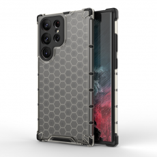 A-One Brand - Galaxy S23 Ultra Skal Honeycomb Armored Hybrid - Svart