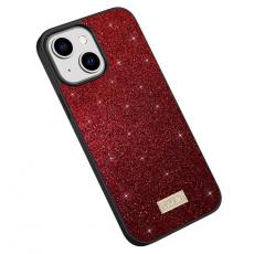 SULADA - SULADA iPhone 15 Mobilskal Glitter Sequins - Röd