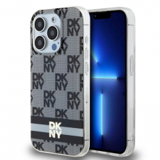 DKNY - DKNY iPhone 14 Pro Mobilskal Magsafe IML Checkered Mono