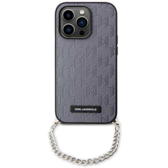 KARL LAGERFELD - KARL LAGERFELD iPhone 14 Pro Mobilskal Monogram Chain