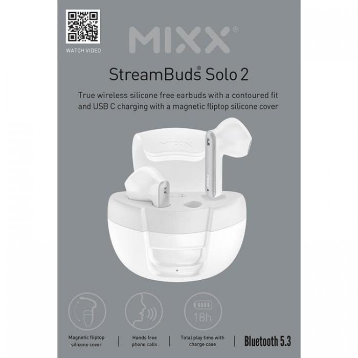 MIXX - MIXX In-Ear Hrlur Solo 2 TWS - Vit