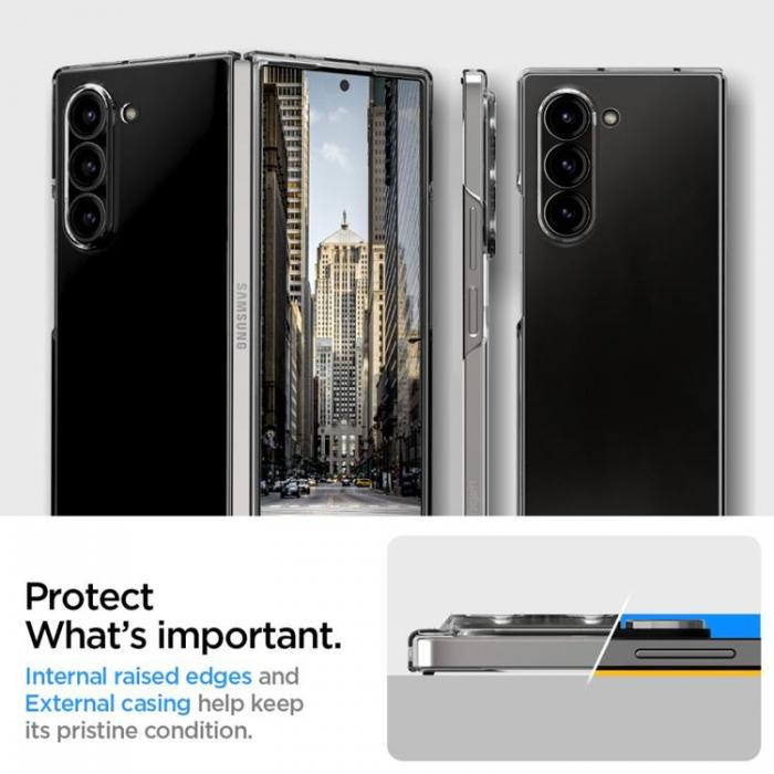 Spigen - Spigen Galaxy Z Fold 6 Mobilskal Airskin - Crystal Clear