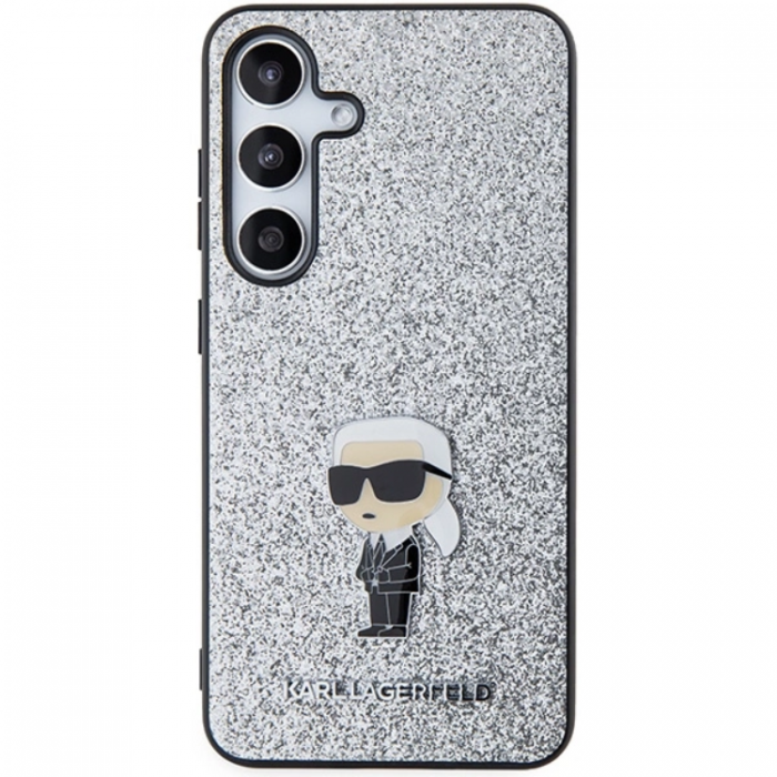 KARL LAGERFELD - KARL LAGERFELD Galaxy S24 Mobilskal Fixed Glitter Ikonik Logo