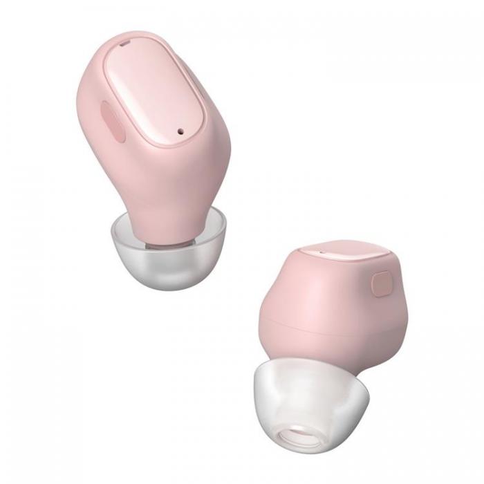 BASEUS - Baseus Trdlsa Hrlurar In-Ear TWS Bluetoot - Rosa