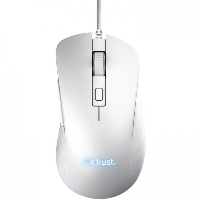 Trust - TRUST Gamingmus Ybar+ GXT 924 - Vit