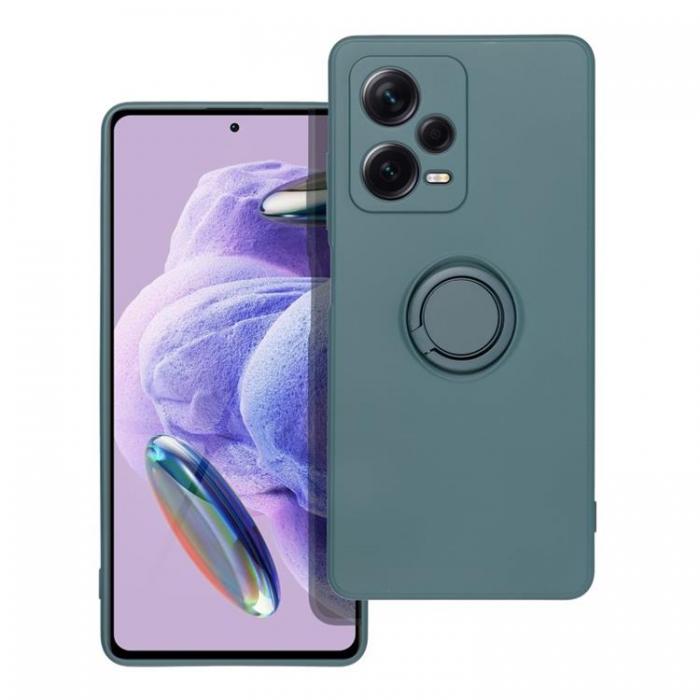 A-One Brand - Xiaomi Redmi Note 12 Pro 5G Mobilskal Ringhllare Silikon - Grn