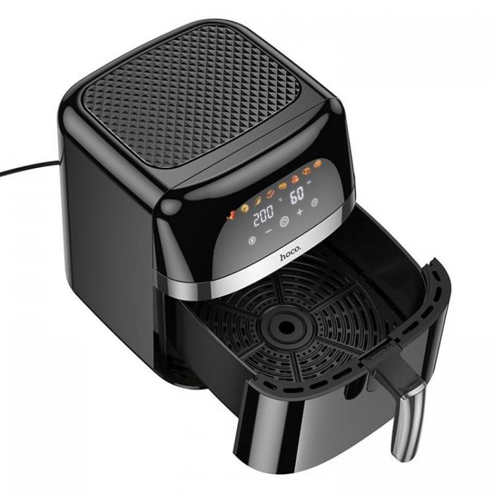 Hoco - Hoco Airfryer med Pekskrm 8L 1700W - Svart