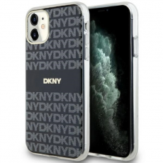 DKNY - DKNY iPhone 11/XR Mobilskal Magsafe IML Mono & Stripe - Svart