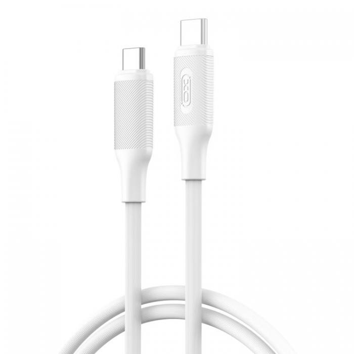 XO - XO USB-C Till USB-C 60W Kabel 1m PD Q265B - Vit