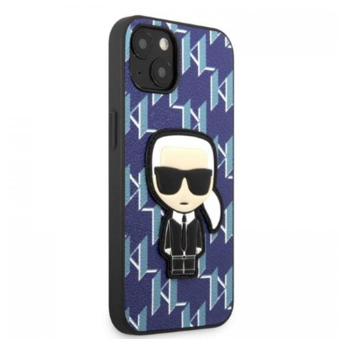 KARL LAGERFELD - Karl Lagerfeld iPhone 13 mini Skal Monogram Ikonik Patch - Bl