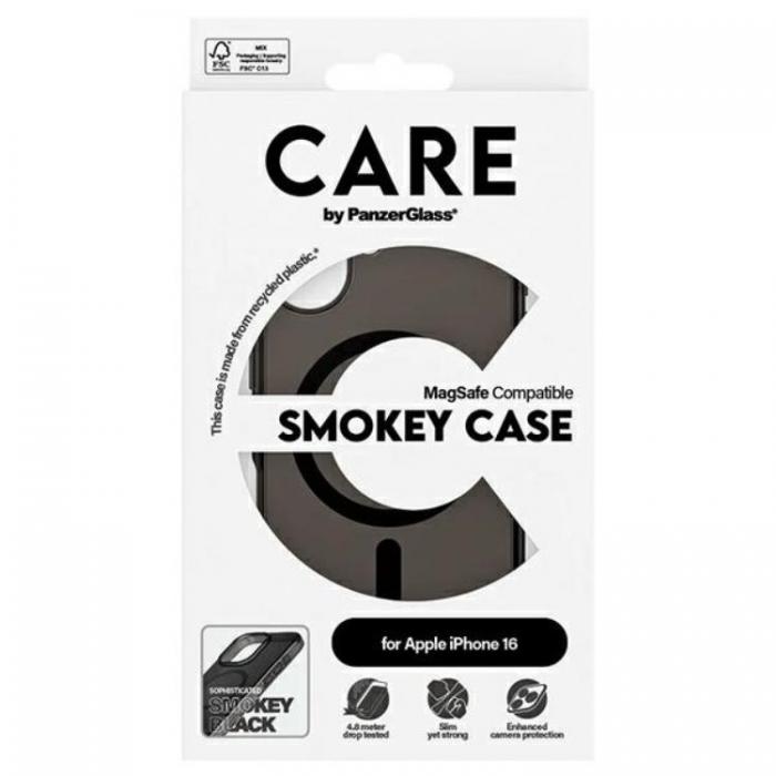 PanzerGlass - CARE By PanzerGlass iPhone 16 Mobilskal MagSafe - Smokey