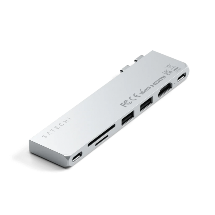 Satechi - Satechi USB-C Pro Hub Slim - Silver