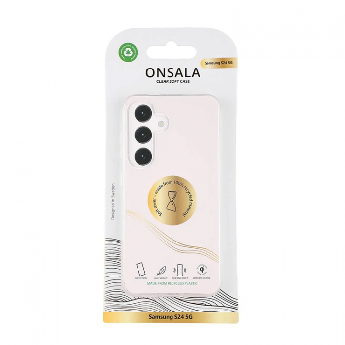 Onsala - Onsala Galaxy A16 5G Mobilskal Recycled TPU - Transparent