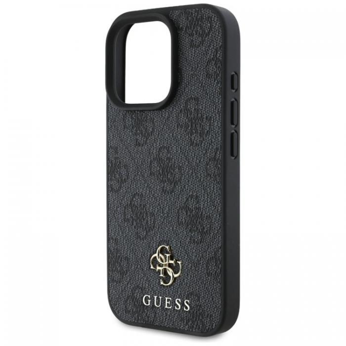 Guess - Guess iPhone 16 Pro Max Mobilskal MagSafe HC PU 4G Small Classic - Svart