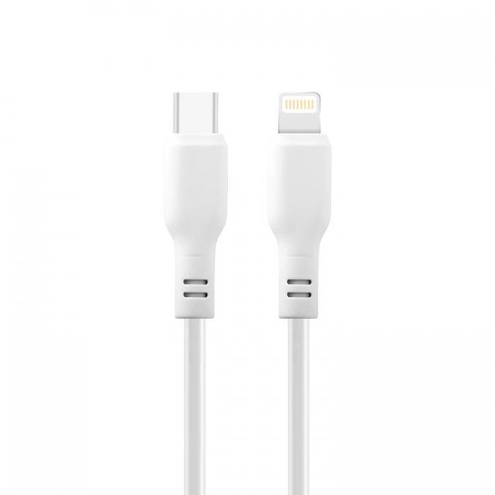 Maxlife - Maxlife MFI USB-C till Lightning kabel 1m 27W MXUC-10 - Vit