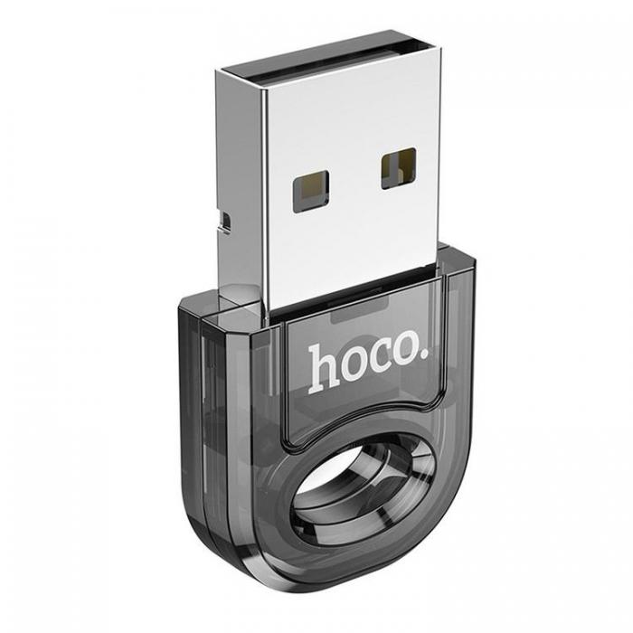 Hoco - Hoco Adapter USB-A Bluetooth UA28 - Transparent Svart