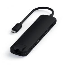 Satechi - Satechi USB-C MultiPort Ethernet, HDMI, USB 3.0 portar samt kortläsare