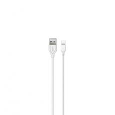 XO - XO USB-A Till USB-C Kabel 1m 2.1A NB103 - Vit