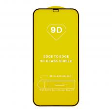 OEM - Härdat glas 9D iPhone 14 Pro svart ram