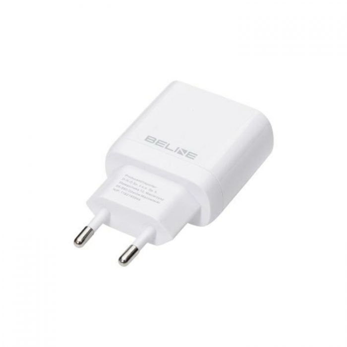 Beline - Beline Vggladdare USB-C Med USB-C Kabel (25W) - Vit