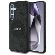 Guess - Guess Galaxy S25 Plus Mobilskal MagSafe Round Patch Classic Logo - Svart