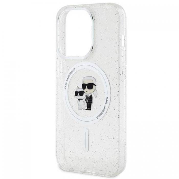 KARL LAGERFELD - KARL LAGERFELD iPhone 15 Pro Mobilskal Magsafe Glitter