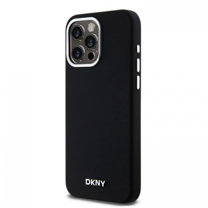 DKNY - DKNY iPhone 14 Pro Mobilskal Magsafe Liquid Silikon Small Metal Logo