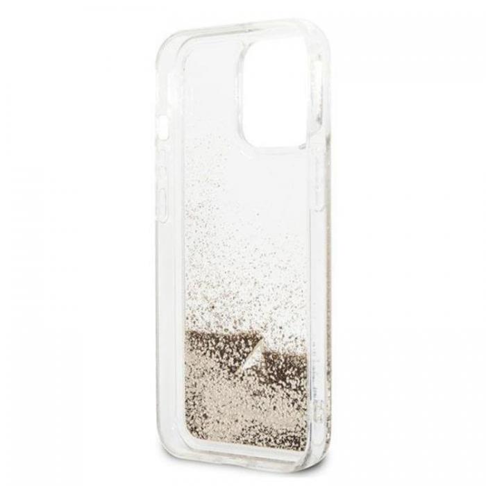 Guess - GUESS iPhone 14 Pro Max Skal Glitter Charms - Guld