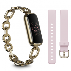 Fitbit - FITBIT Luxe, Special Edition Gorjana Soft Gold/Peony